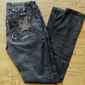 Miss Me black skinny jeans